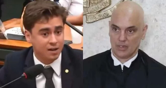 Nikolas toca no “ponto fraco” de Alexandre de Moraes