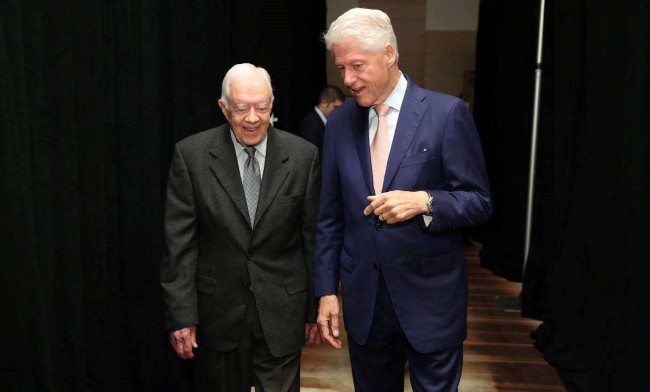 Jimmy Carter e Bill Clinton