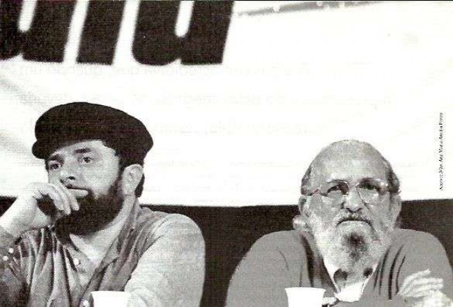 Lula e Paulo Freire - Reprodução internet