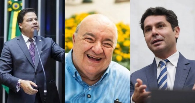 Sandro Alex, Rafael Greca e Alexandre Curi.