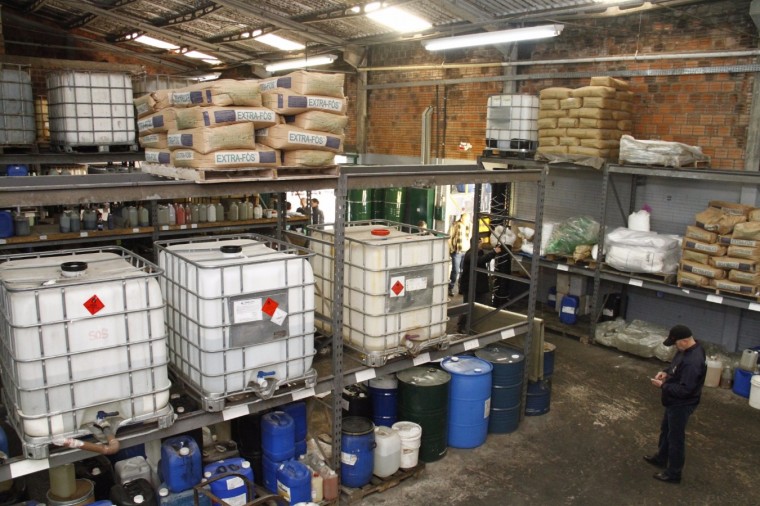 Interior da empresa